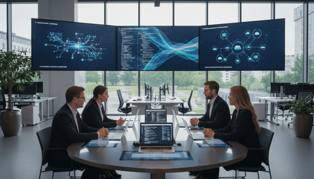 trender i utvikling av programvare og applikasjonsutvikling med AI og cloud computing